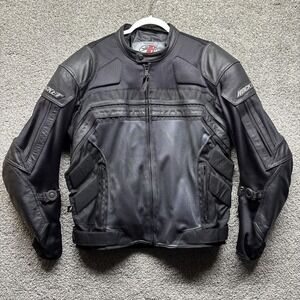 Joe‎ Rocket Reactor 3.0 Motorcycle Leather Mesh Jacket Men's Size Medium EUC